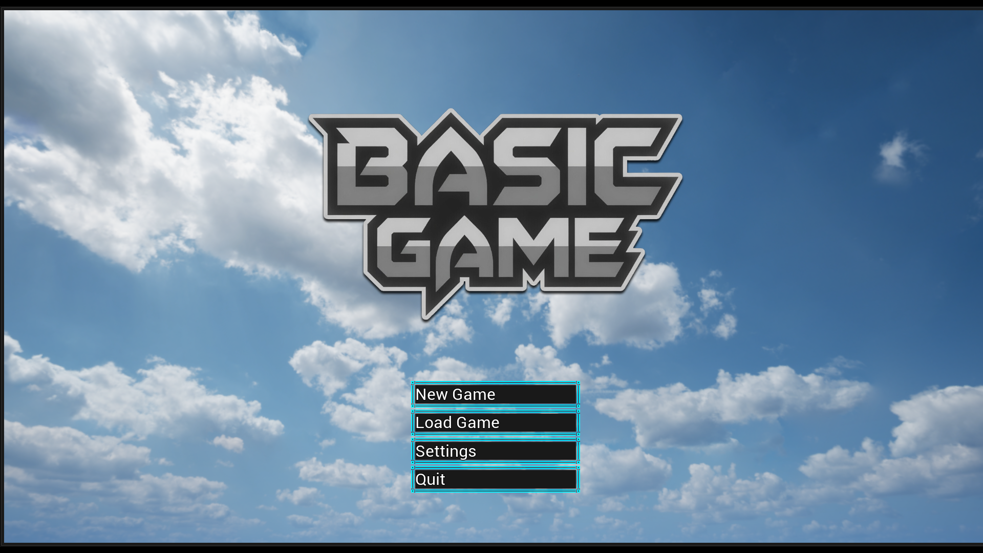 Basic Game screenshot